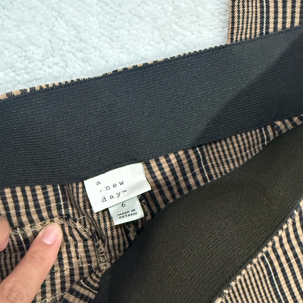 a new day Women's Brown and Black Striped Pants - Picture 4 of 8